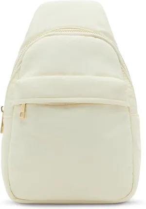Madden Girl Elyse Nylon Sling, Cream