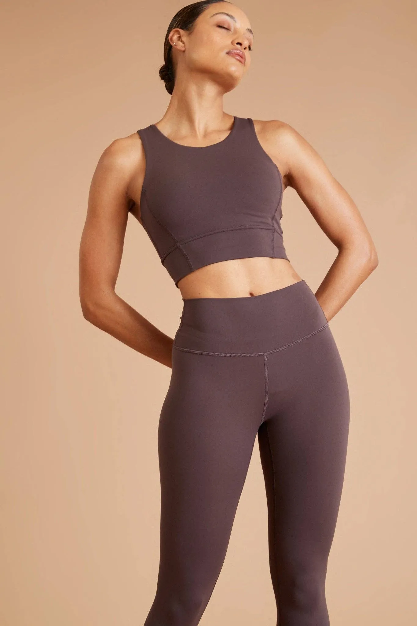 Madison Longline Bra (Espresso)