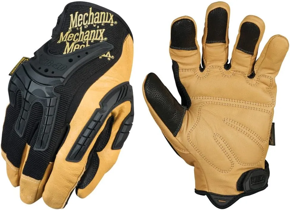 Mechanix Wear Mechanix - CG40-75-009 Wear CG Leather Heavy Duty Brown/Black