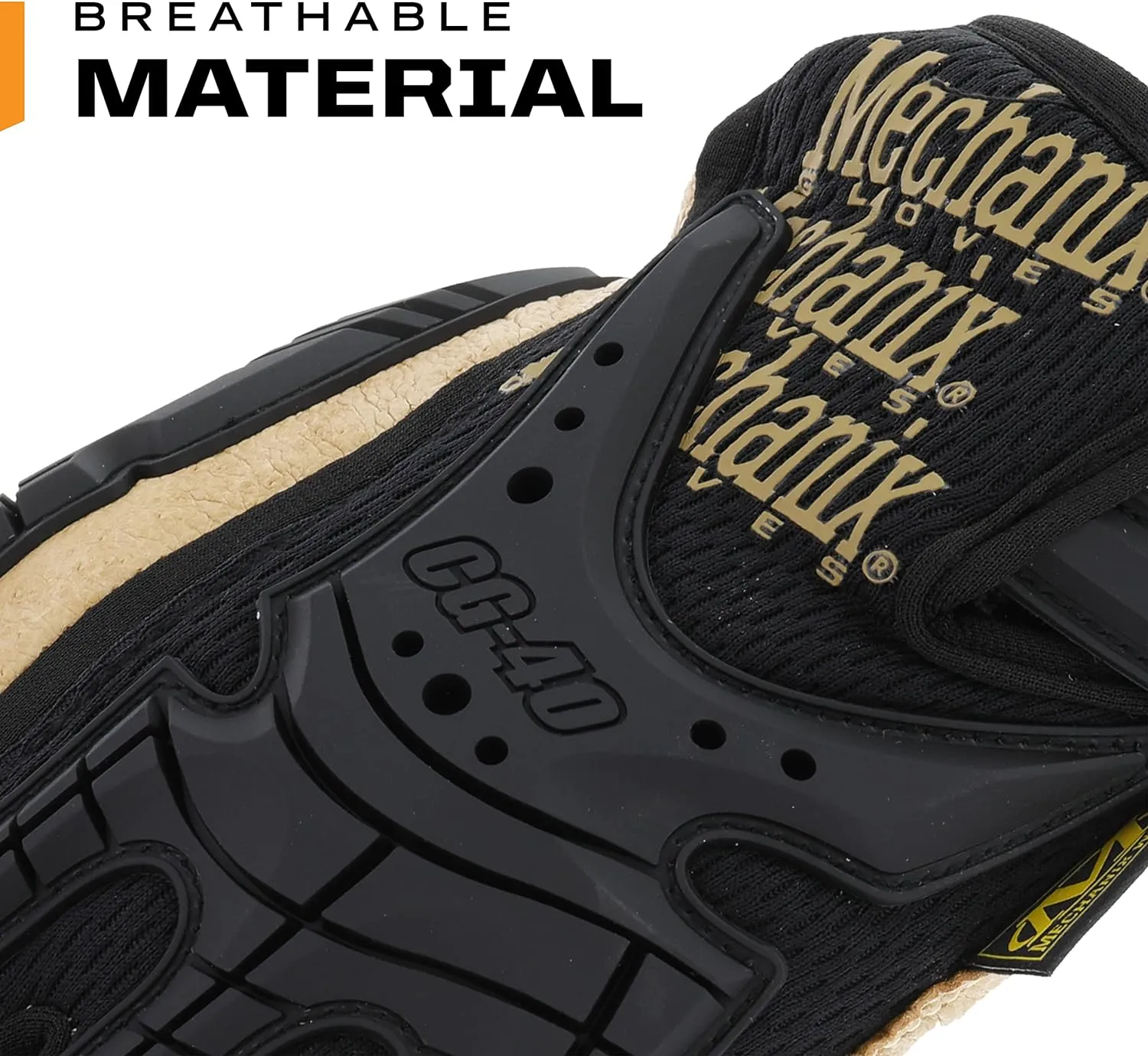 Mechanix Wear Mechanix - CG40-75-009 Wear CG Leather Heavy Duty Brown/Black