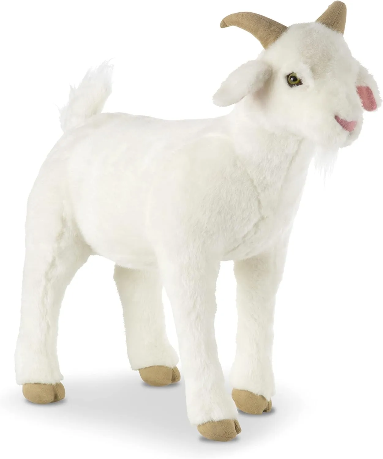 Melissa & Doug Plush Goat - Soft, Multi-Colored Stuffed Animal Toy for Ages 7 