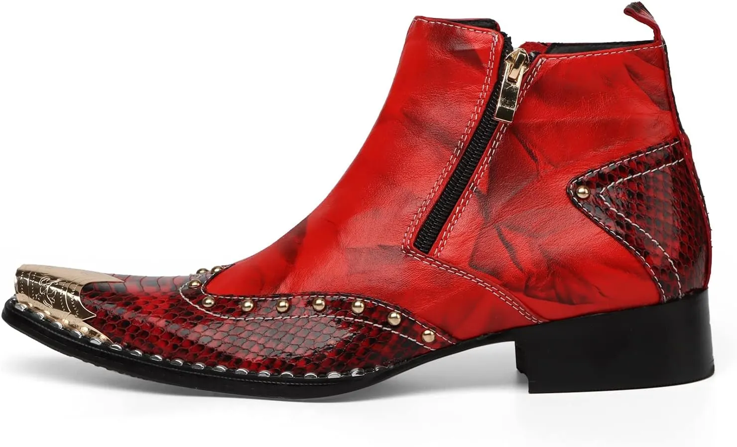 Men Ankle Boots Holiday for Office Genuine Pure Leather The First Layer of Cowhide