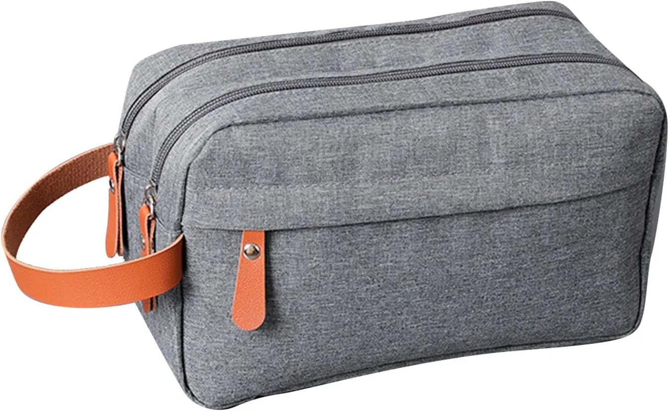 Men Oxford Cloth Toiletry Bag Makeup Storage Bag for Travel Daily