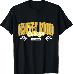 Men Women Harvey Mudd Retro Athletic Sports Tee T-Shirt