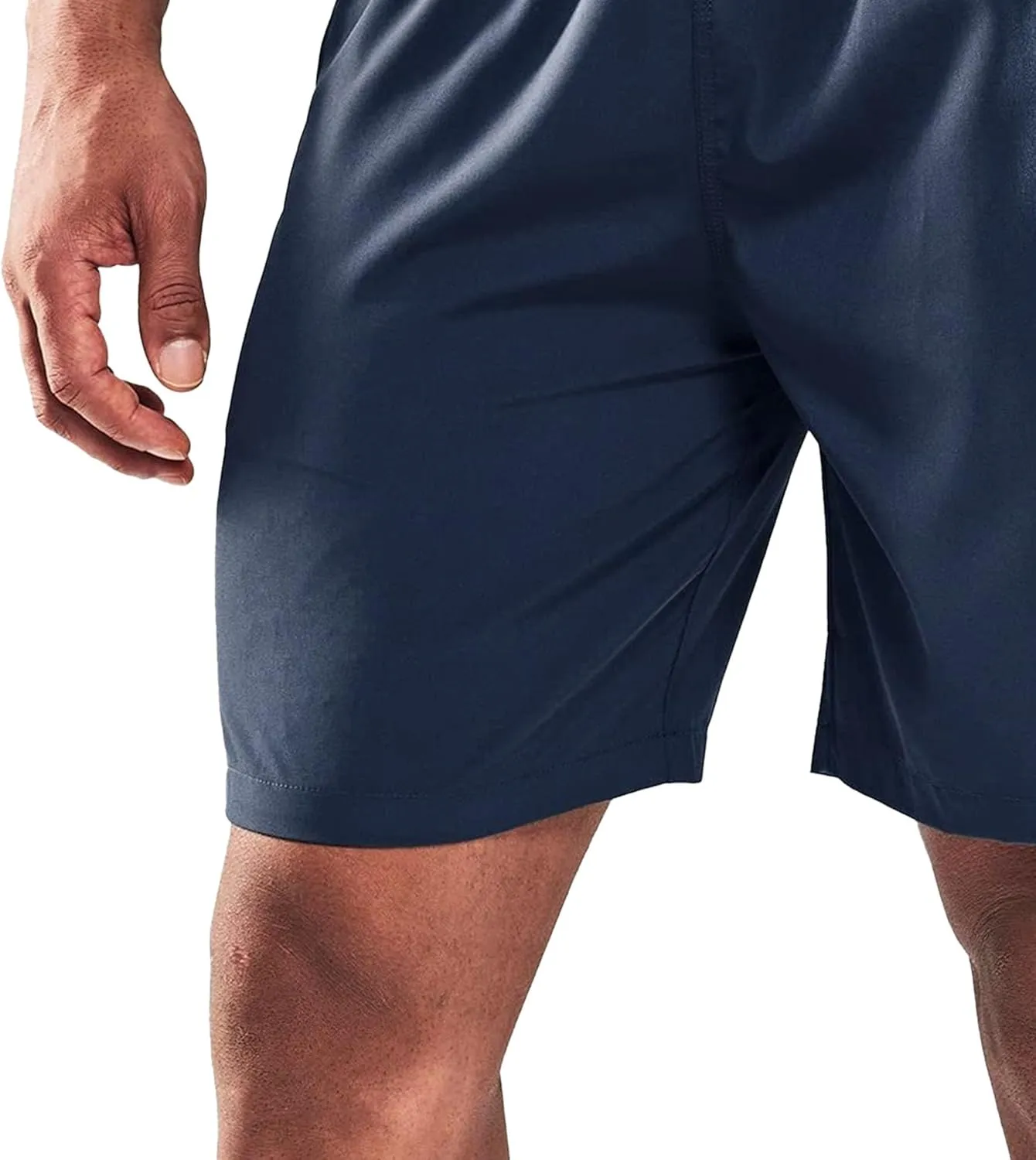 Men's 7" Stretch Quick Dry Summer Shorts Breathable Comfort Running Short Solid Loose Fit Workout Shorts