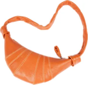 Men's and women's shoulder suspender bag, leather croissant bag, anti-theft cross-body bag, waist bag, chest bag