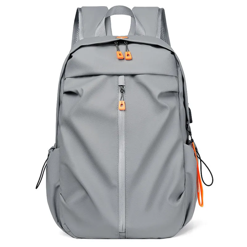 Men's College Computer Simple Lightweight Double Back Backpacks