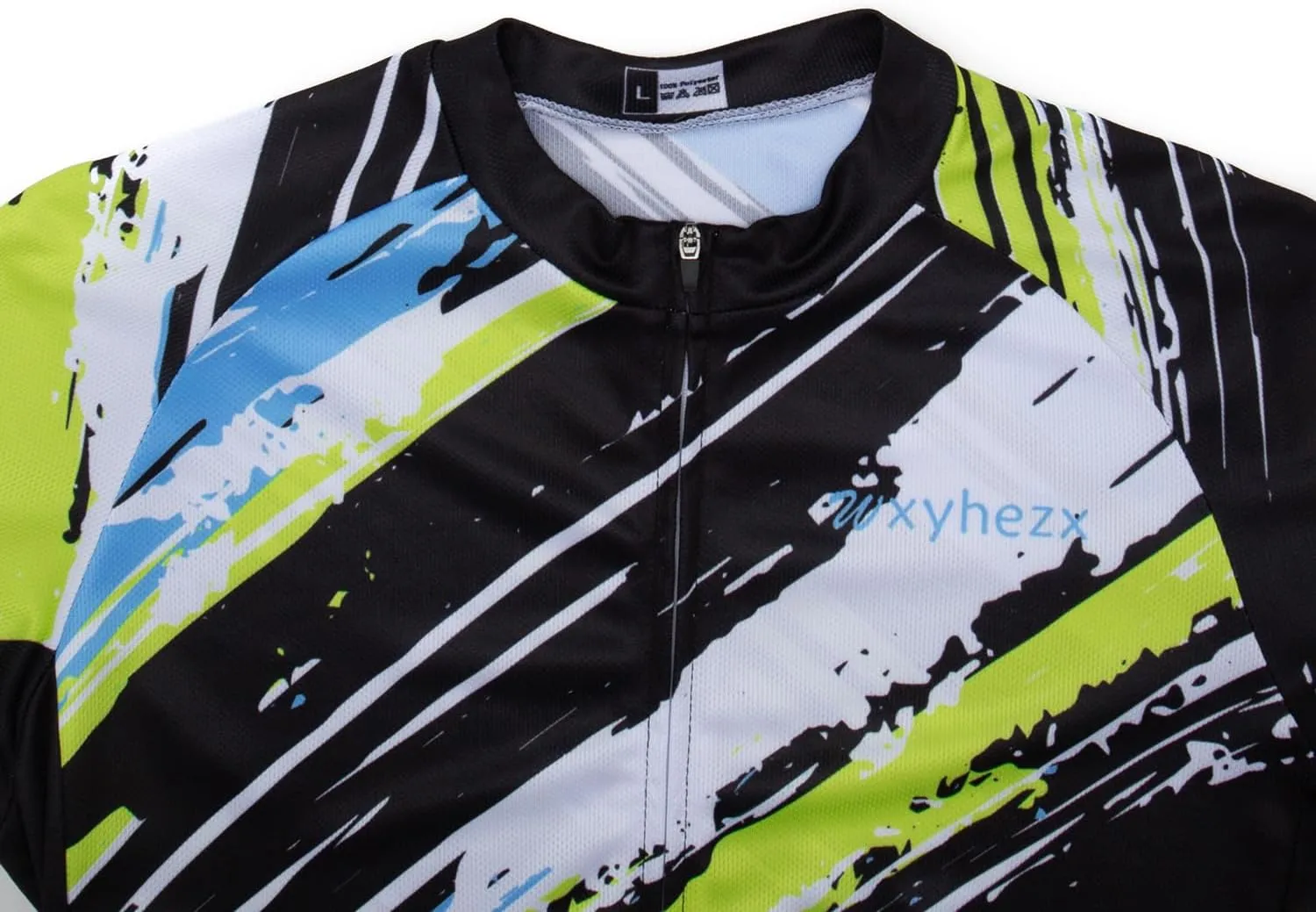 Men's Cycling Jersey Short Sleeve Quick Dry Breathable Reflective with 3 Rear Pockets   Zipper Pocket Biking Shirts