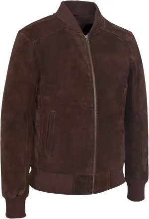 Men’s Fashion Classic Brown Motorcycle Genuine Suede Italian Fitted Leather Jacket For Men - AS/NZ-721901014