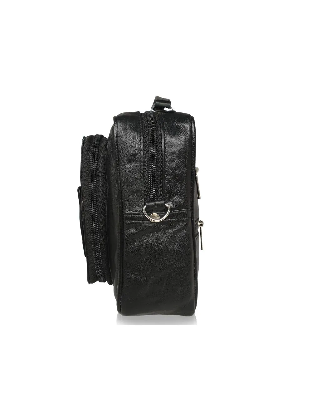 Men's Soft Leather Utility Travel Organiser Man's Shoulder Bag RL521