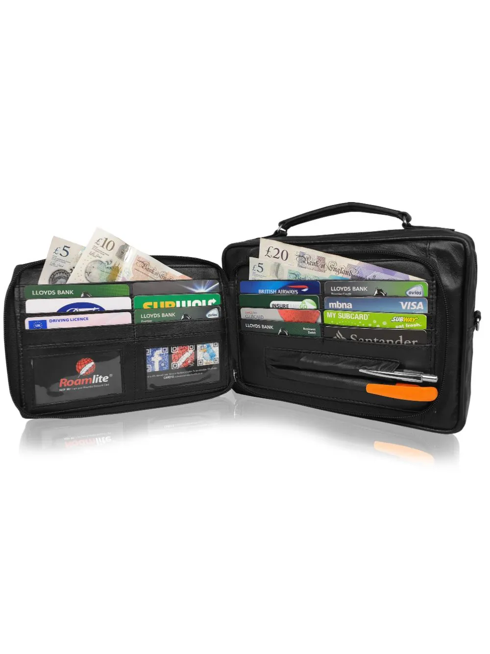 Men's Soft Leather Utility Travel Organiser Man's Shoulder Bag RL521