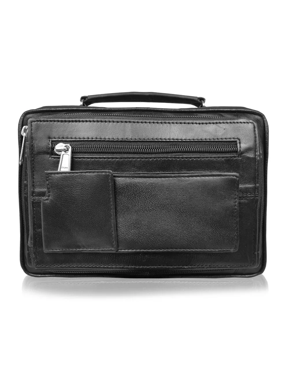 Men's Soft Leather Utility Travel Organiser Man's Shoulder Bag RL521