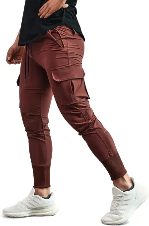 Men's Sweatpants All Condition Cargo Jogger Quick Dry Breathable Stretchy Waterproof Running Workout