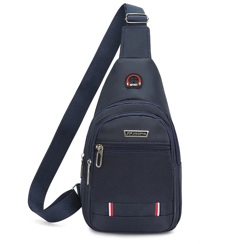 Men's Trendy Oxford Cloth Fashion Simple Portable Men's Chest Bags