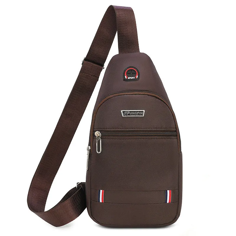 Men's Trendy Oxford Cloth Fashion Simple Portable Men's Chest Bags