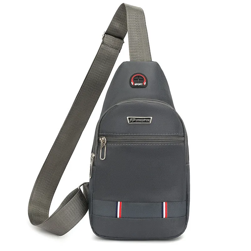 Men's Trendy Oxford Cloth Fashion Simple Portable Men's Chest Bags