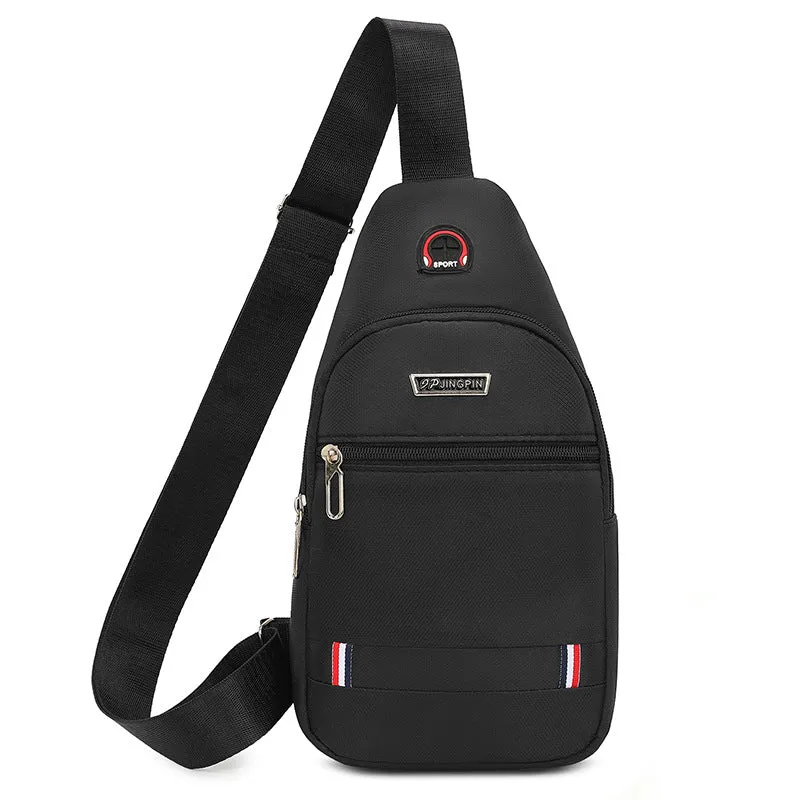 Men's Trendy Oxford Cloth Fashion Simple Portable Men's Chest Bags