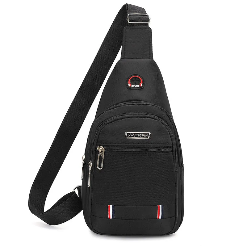 Men's Trendy Oxford Cloth Fashion Simple Portable Men's Chest Bags
