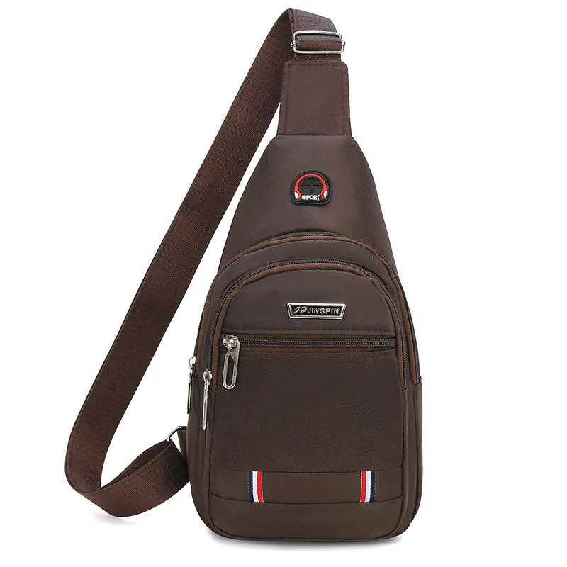 Men's Trendy Oxford Cloth Fashion Simple Portable Men's Chest Bags