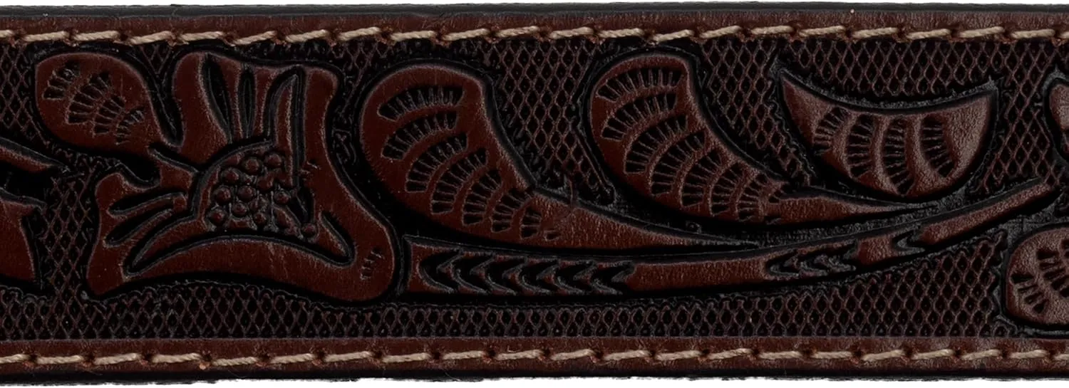Men's Western Belt Cowboy Belt for Texas Men Country Style Fajas Vaqueras para Hombre Genuine Leather