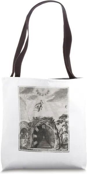 Mercury Hellenistic God Hermetic Cave Medieval Emblem Tote Bag