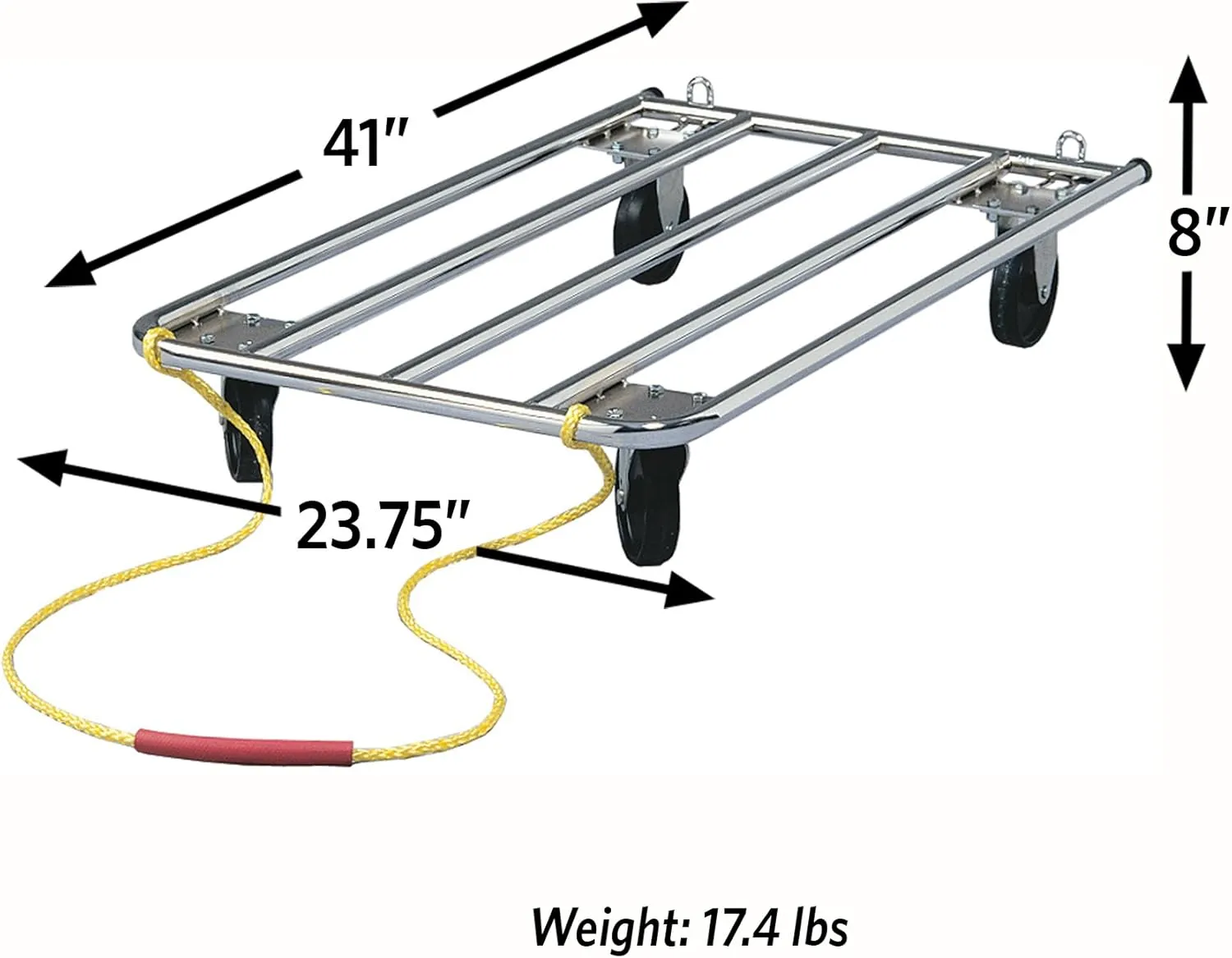 MidWest Homes for Pets Dog Crate Dolly Perfect for Dog Shows | Easily Handles Dog Carriers, Metal Dog Crates, Grooming Tables, Dog Food Bags, Etc.…