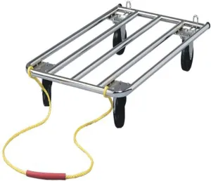 MidWest Homes for Pets Dog Crate Dolly Perfect for Dog Shows | Easily Handles Dog Carriers, Metal Dog Crates, Grooming Tables, Dog Food Bags, Etc.…