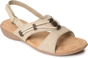 Minnetonka Women's Silvie, Natural, Size 9