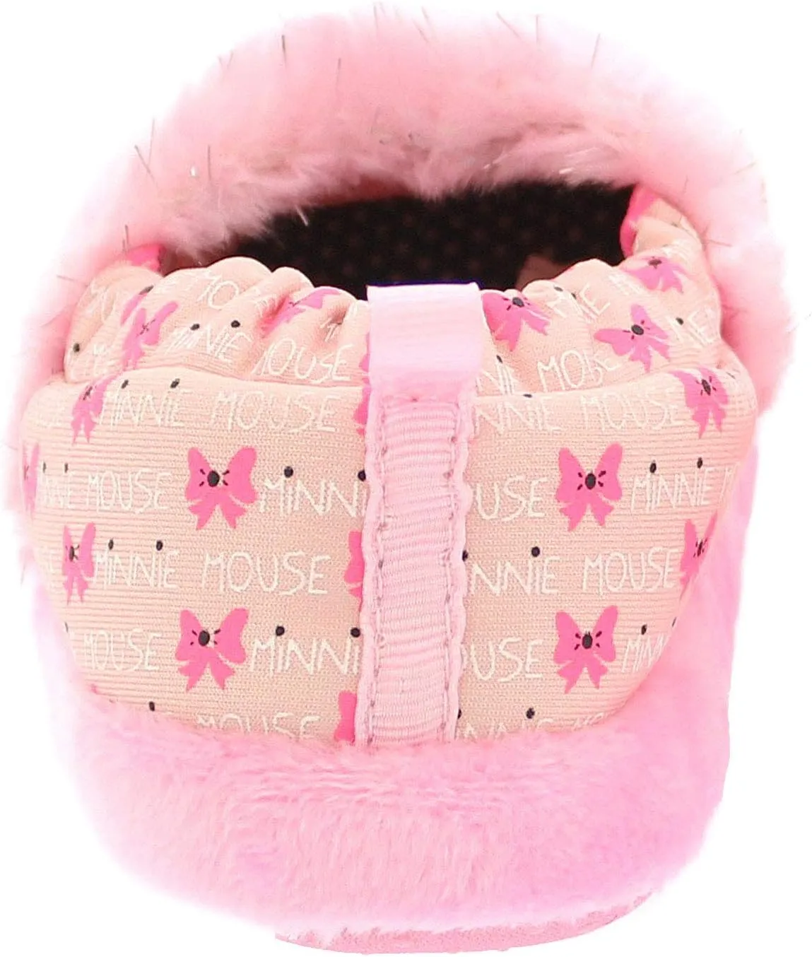Minnie Mouse Toddler Girl's Plush A-Line Slippers