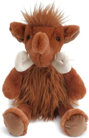 MON AMI Melvin The Mammoth Plushie | 15-Inch Soft Stuffed Animal with Rust-Colored Faux Fur | Cuddly Prehistoric Plush for Gifting, Snuggling & Room Decor| Collectible Mammoth Toy for All Ages