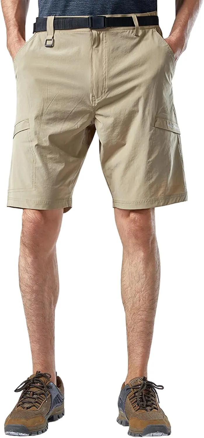 Mr.Stream Men's Hiking Relaxed Fit Golf Lounge Quick Drying Fishing Nylon Casual Shorts