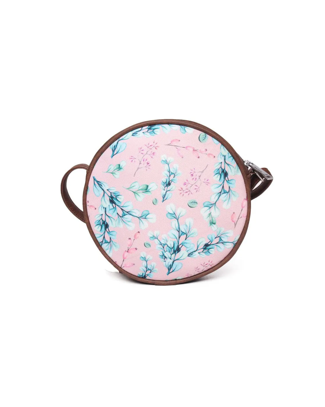 Multi Color Flower Print Womens Sling Bag Medium Size