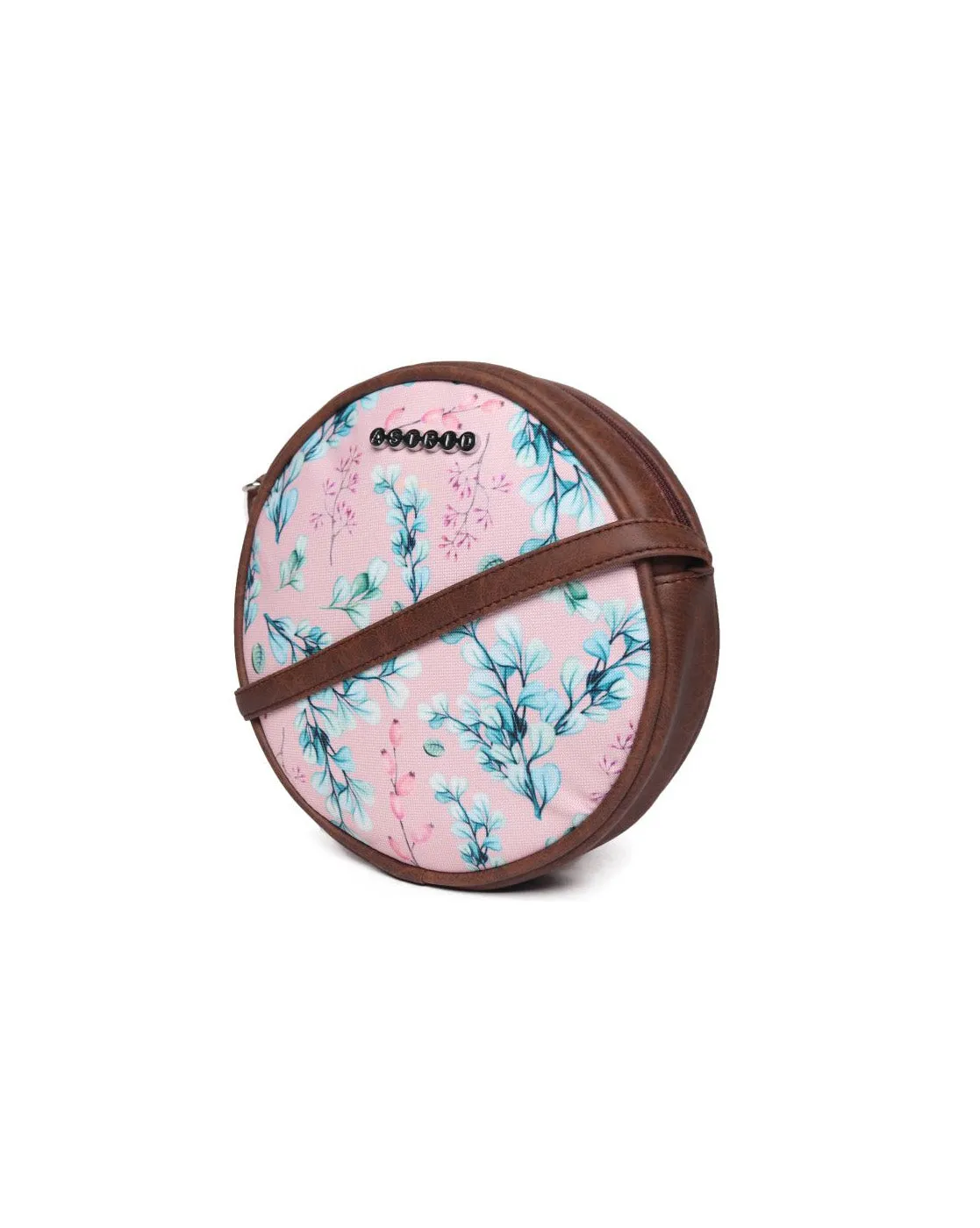Multi Color Flower Print Womens Sling Bag Medium Size