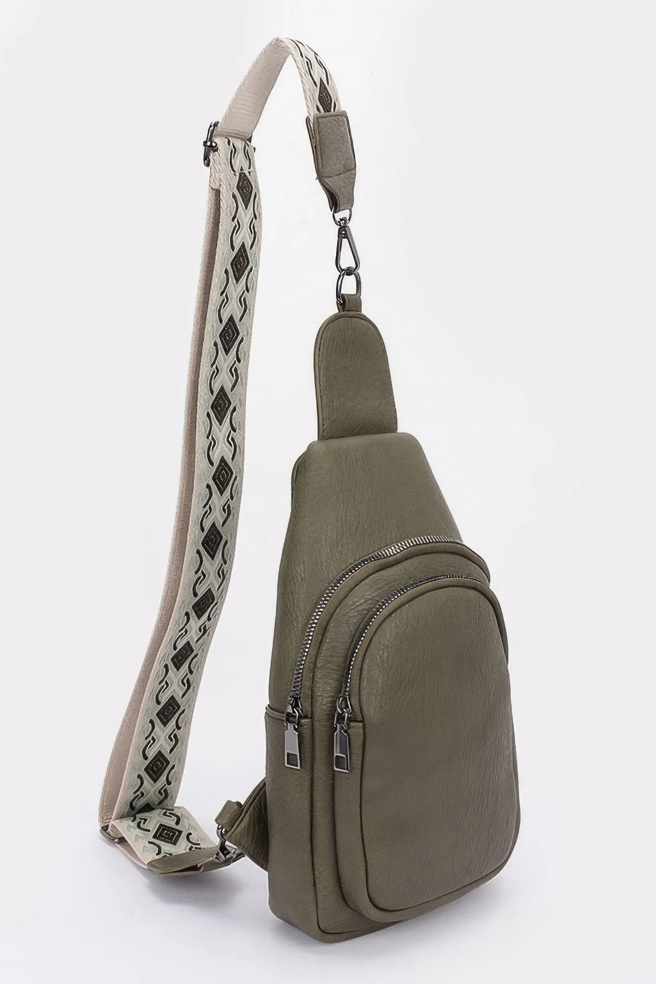 Multi-Color Strap Sling Bag