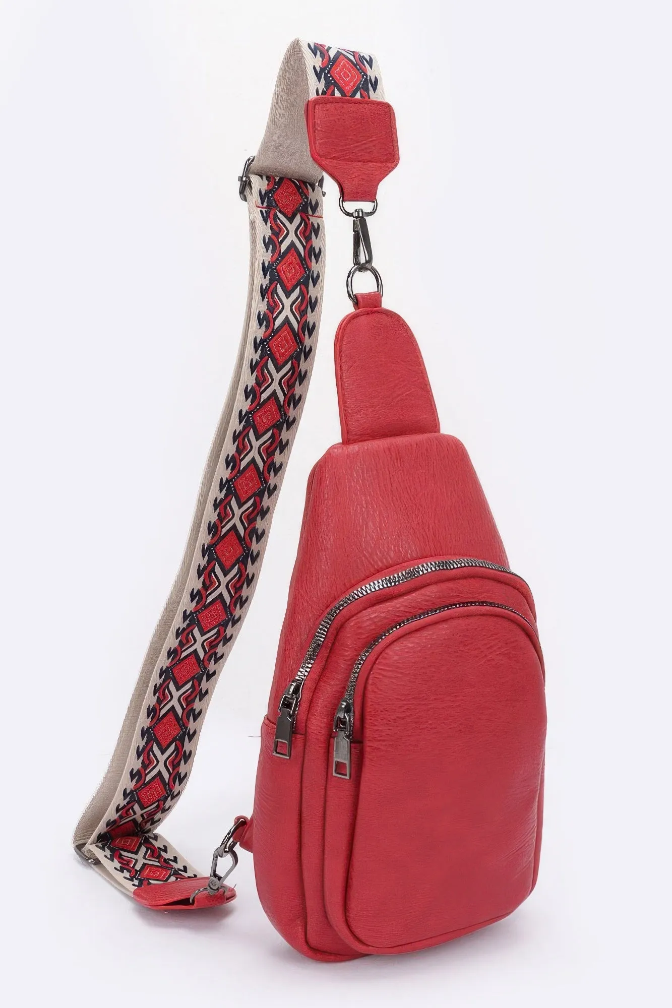 Multi-Color Strap Sling Bag