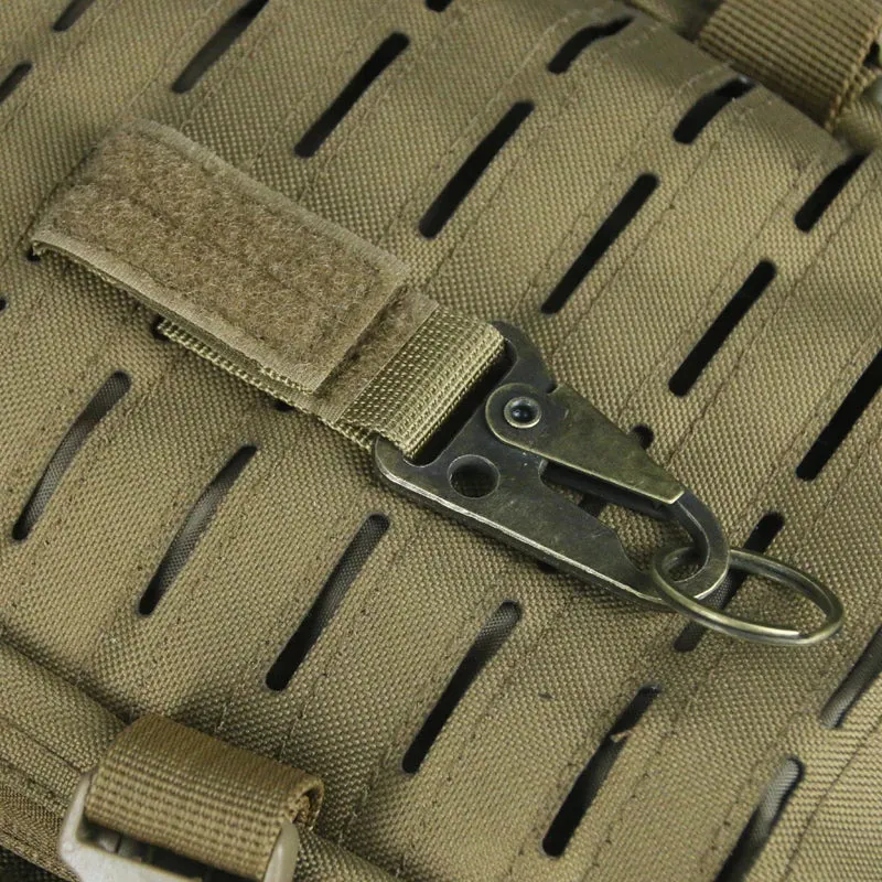 Multi-functional Tactical Carabiner Keychain for Outdoor Adventures