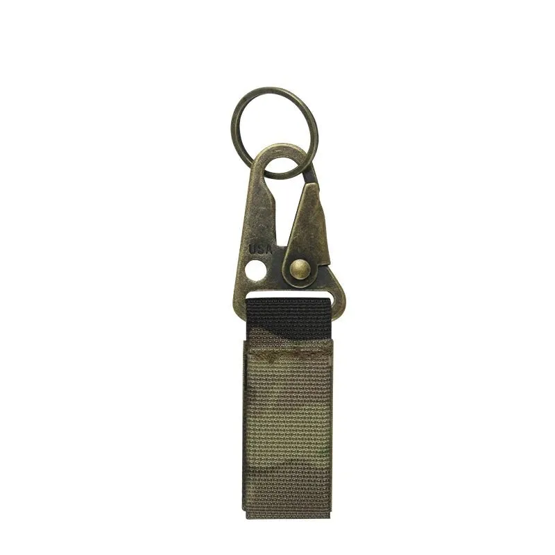 Multi-functional Tactical Carabiner Keychain for Outdoor Adventures