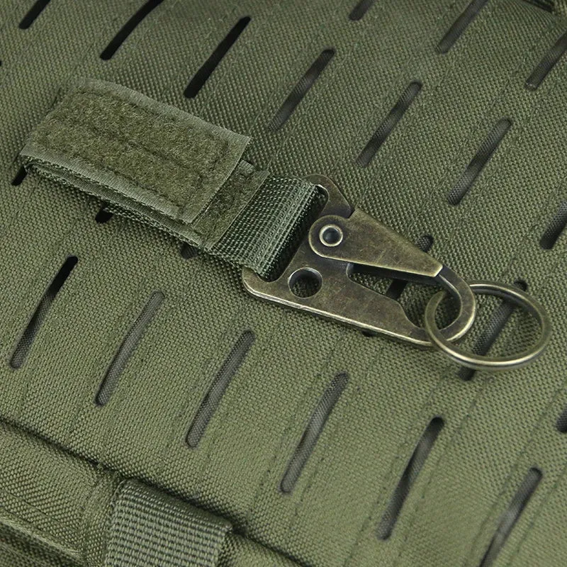 Multi-functional Tactical Carabiner Keychain for Outdoor Adventures