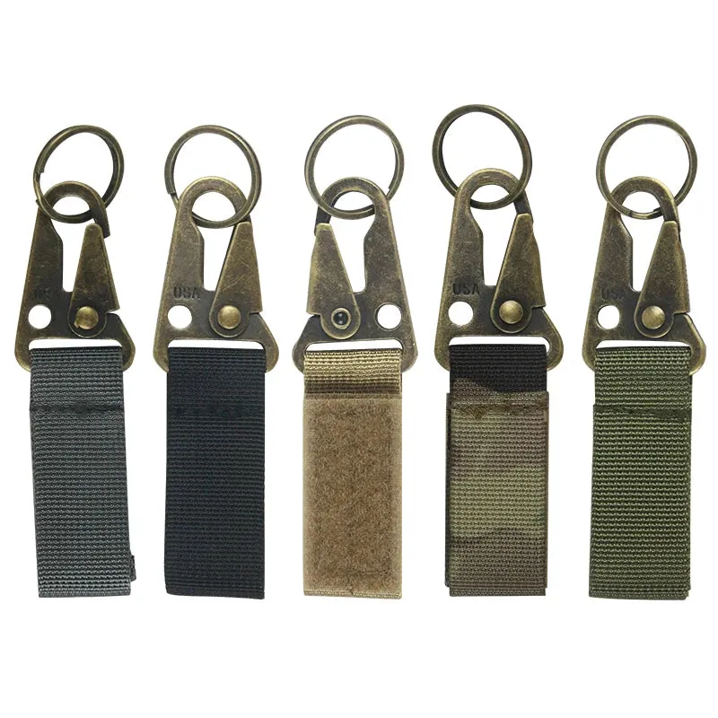 Multi-functional Tactical Carabiner Keychain for Outdoor Adventures