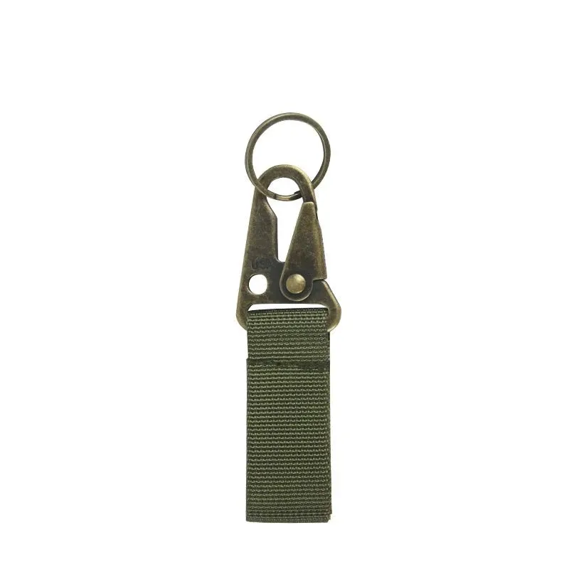 Multi-functional Tactical Carabiner Keychain for Outdoor Adventures