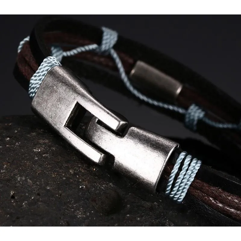 Multi-layer Braided Wrap Bracelets