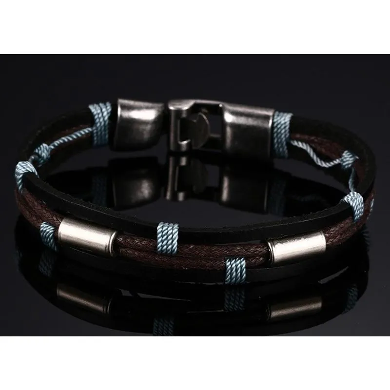 Multi-layer Braided Wrap Bracelets