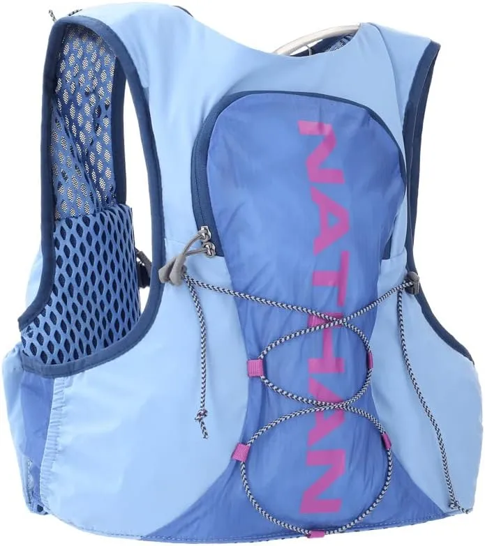 Nathan Vapor Airess 3.0 7 Liter Hydration Vest w/ 2L Bladder, Air Mesh Shoulder Straps, Front Pockets & Back Zipper Pocket, Breathable & Moisture Wicking