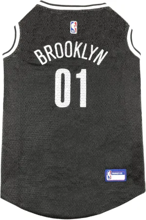 NBA PET Jersey Brooklyn NETS Basketball Dog Jersey, X-Large. Best Licensed Basketball Jersey for The Real Four-Legged Fan!