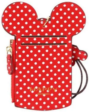 Neck Pouch,Trend Small Travel Leather Student ID Card Holder Lanyard Neck Pouch Bag With Coin Wallet Purse for Students Women Kids Girls