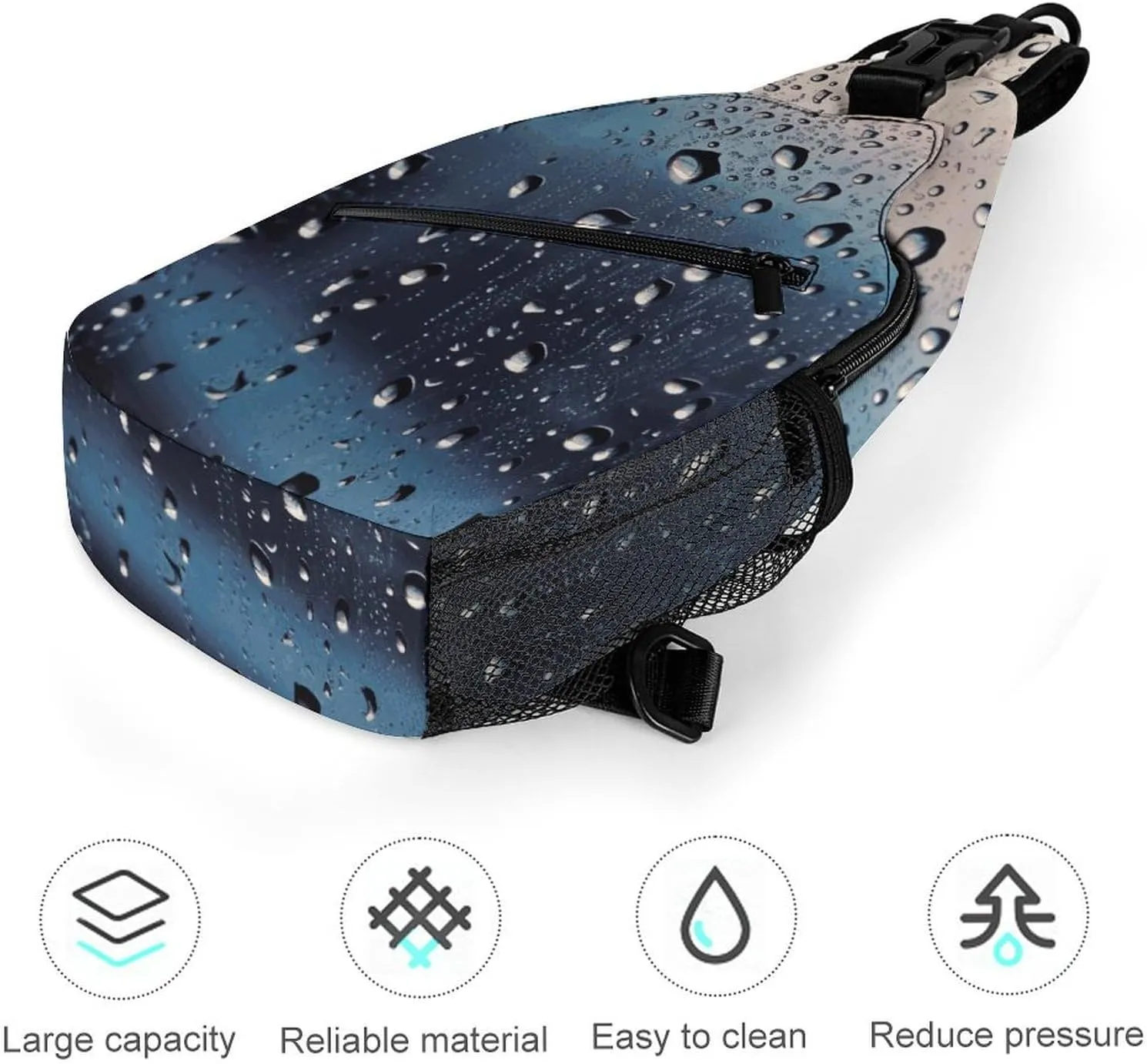 New Year Tiger Logo Design Crossbody Sling Bag, Travel Backpack, Hiking Sling Bags, Chest Bag, Shoulder Bags, Daypack