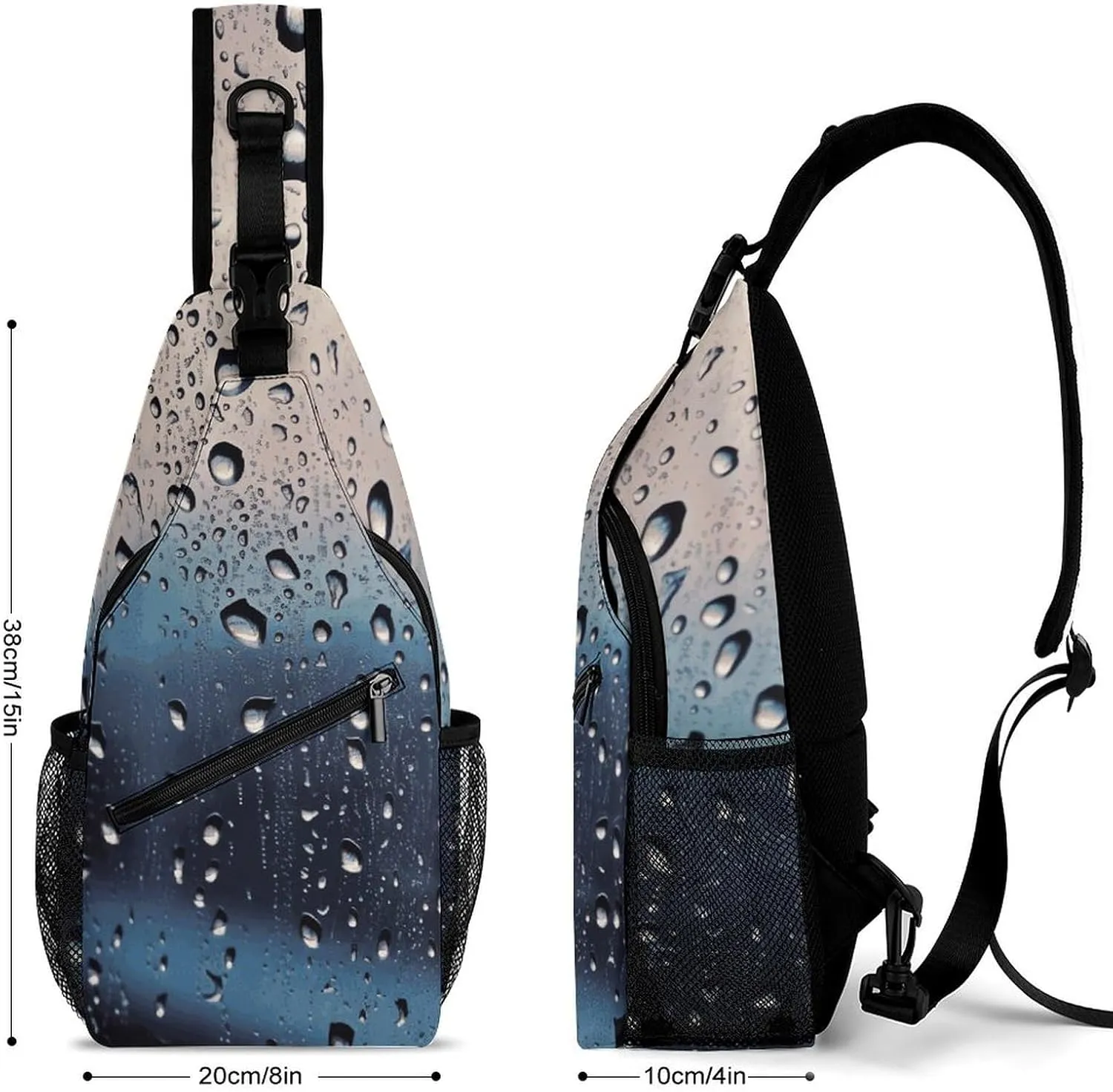 New Year Tiger Logo Design Crossbody Sling Bag, Travel Backpack, Hiking Sling Bags, Chest Bag, Shoulder Bags, Daypack
