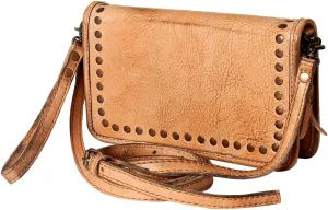 Nmbg129A Wallet Vintage Handmade Genuine Cowhide Leather Women Bag Western Handbag Purse