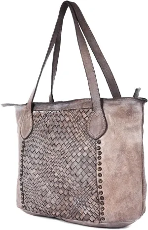 Nmbgm103E Tote Vintage Handmade Genuine Cowhide Leather Women Bag Western Handbag Purse