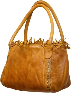 Nmbgm110E Tote Vintage Handmade Genuine Cowhide Leather Women Bag Western Handbag Purse